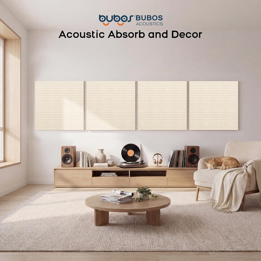 BUBOS Sona Block Acoustic Panels, 2-Pack – Wall Mount or Ceiling Suspension