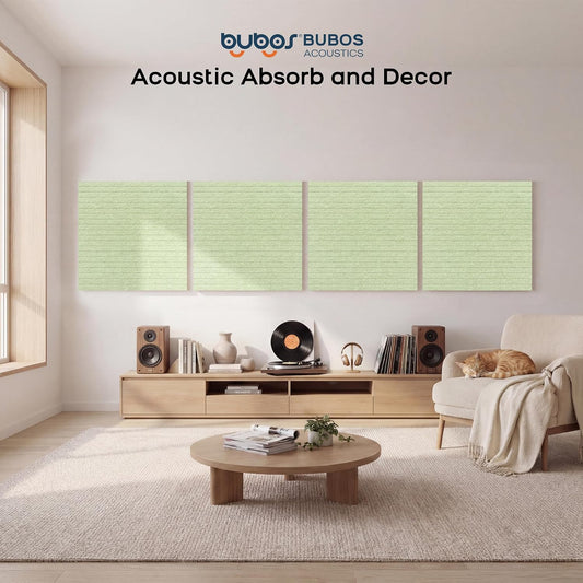 BUBOS Sona Block Acoustic Panels, 2-Pack – Wall Mount or Ceiling Suspension
