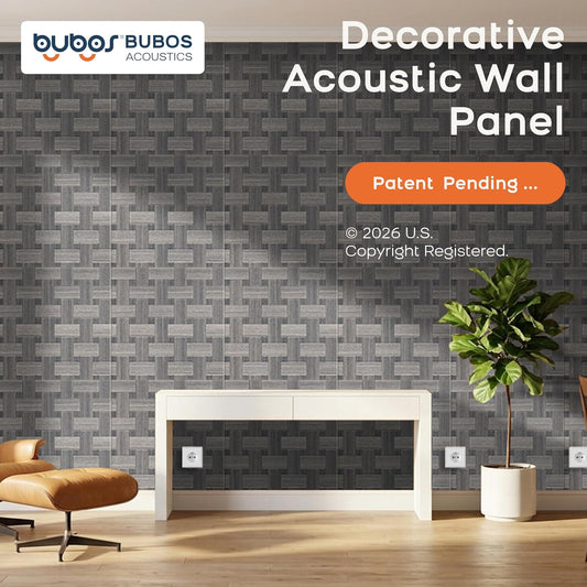 BUBOS 6-Pack Acoustic Wall Panels-GrainLoom