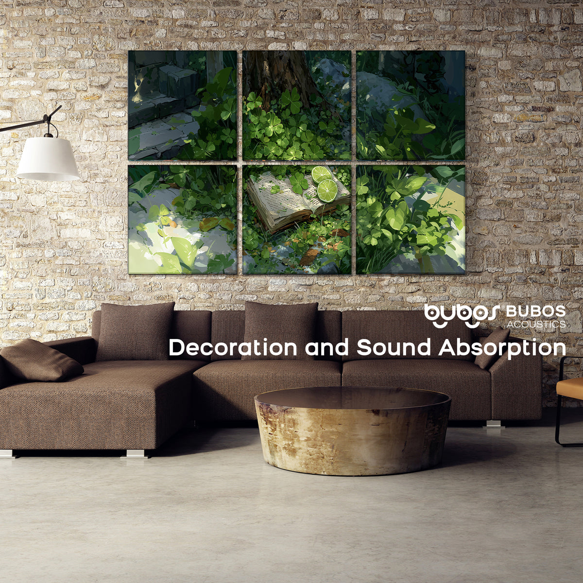 BUBOS 6-Pack Acoustic Panel-Clover Chronicles