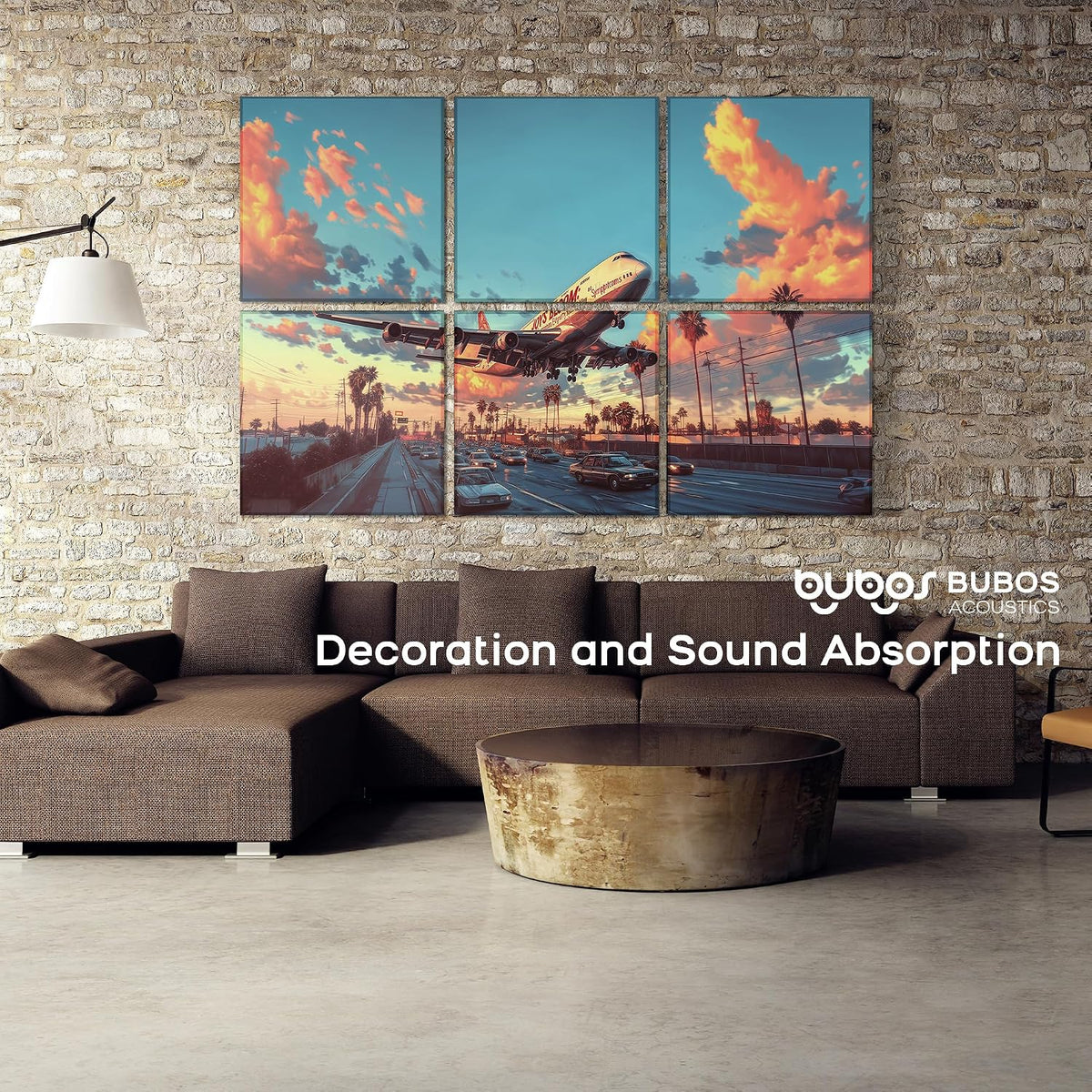 BUBOS 6-Pack Acoustic Panels-Urban Wings