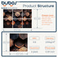 BUBOS 6-Pack Acoustic Panels-Timber Code