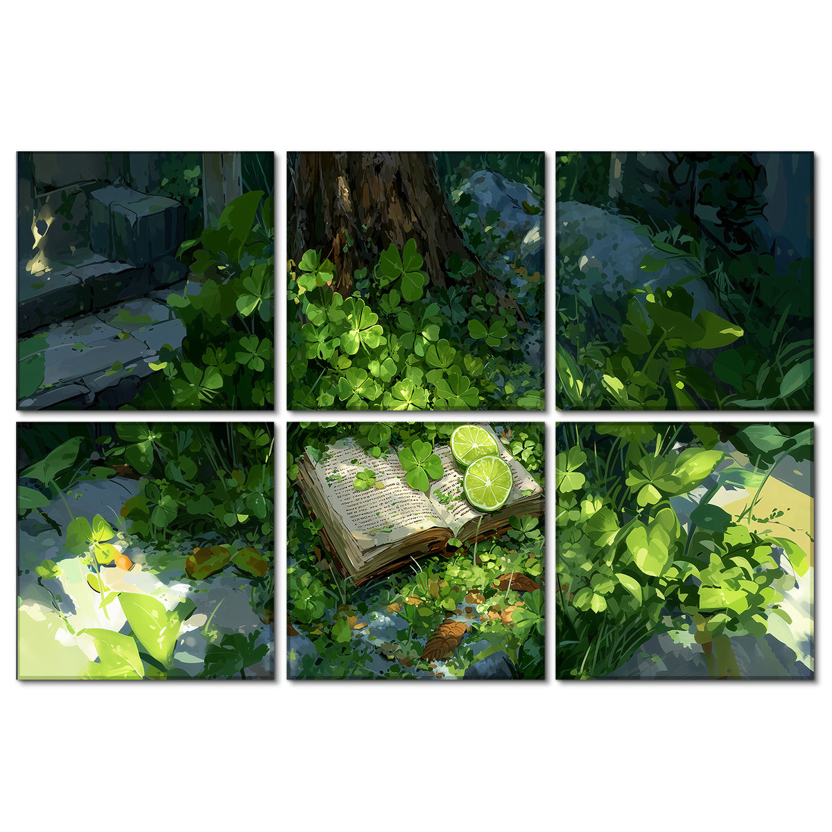 BUBOS 6-Pack Acoustic Panel-Clover Chronicles