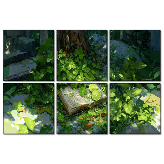 BUBOS 6-Pack Acoustic Panel-Clover Chronicles