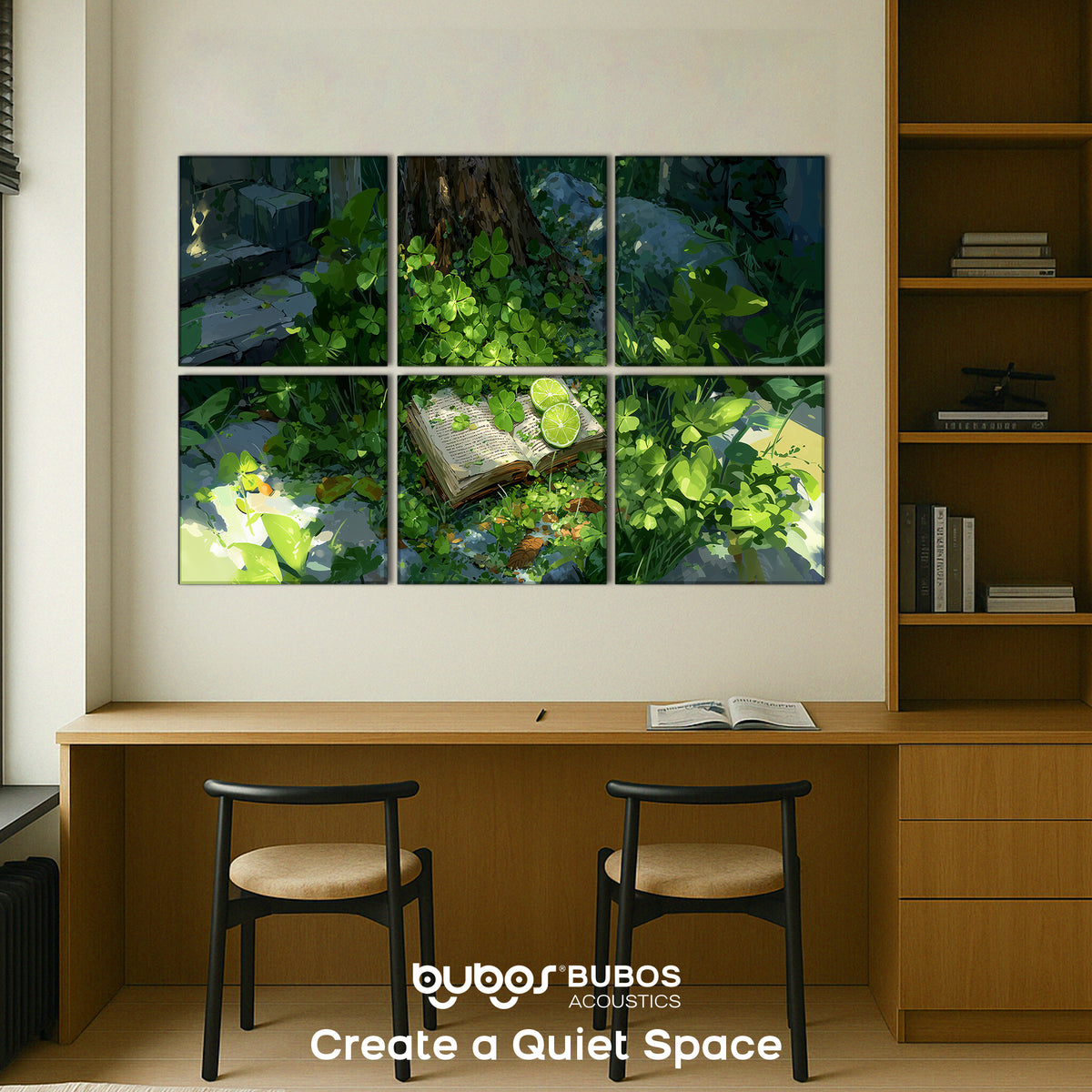 BUBOS 6-Pack Acoustic Panel-Clover Chronicles