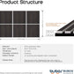 BUBOS 6-Pack Acoustic Wall Panels-Slat Flow