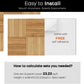 Bubos Large Acoustic log color 72*48"
