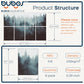 BUBOS 8-Pack Acoustic Panels-Fog Forest