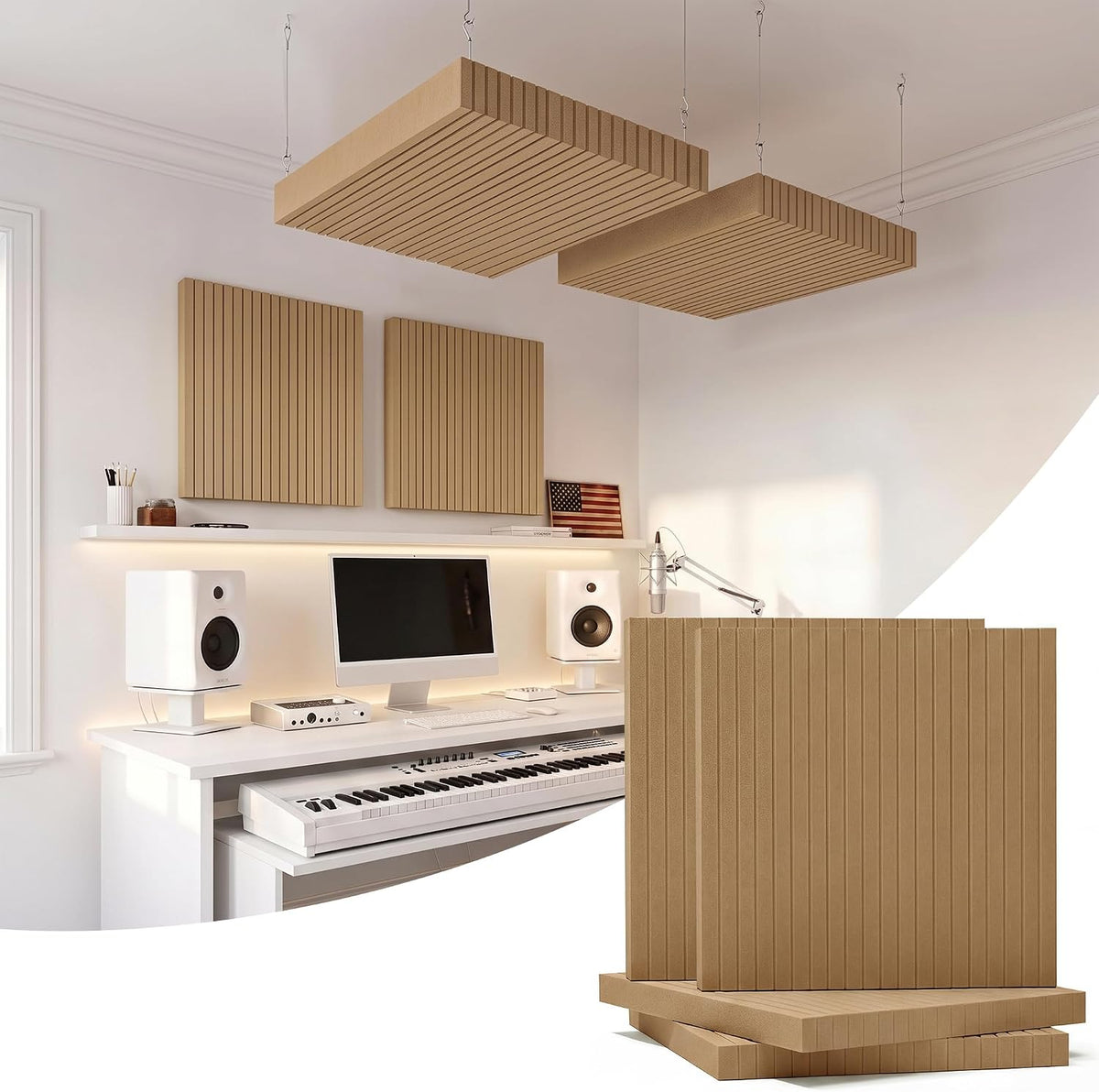 BUBOS 2-Pack Acoustic Panels-Sona Block
