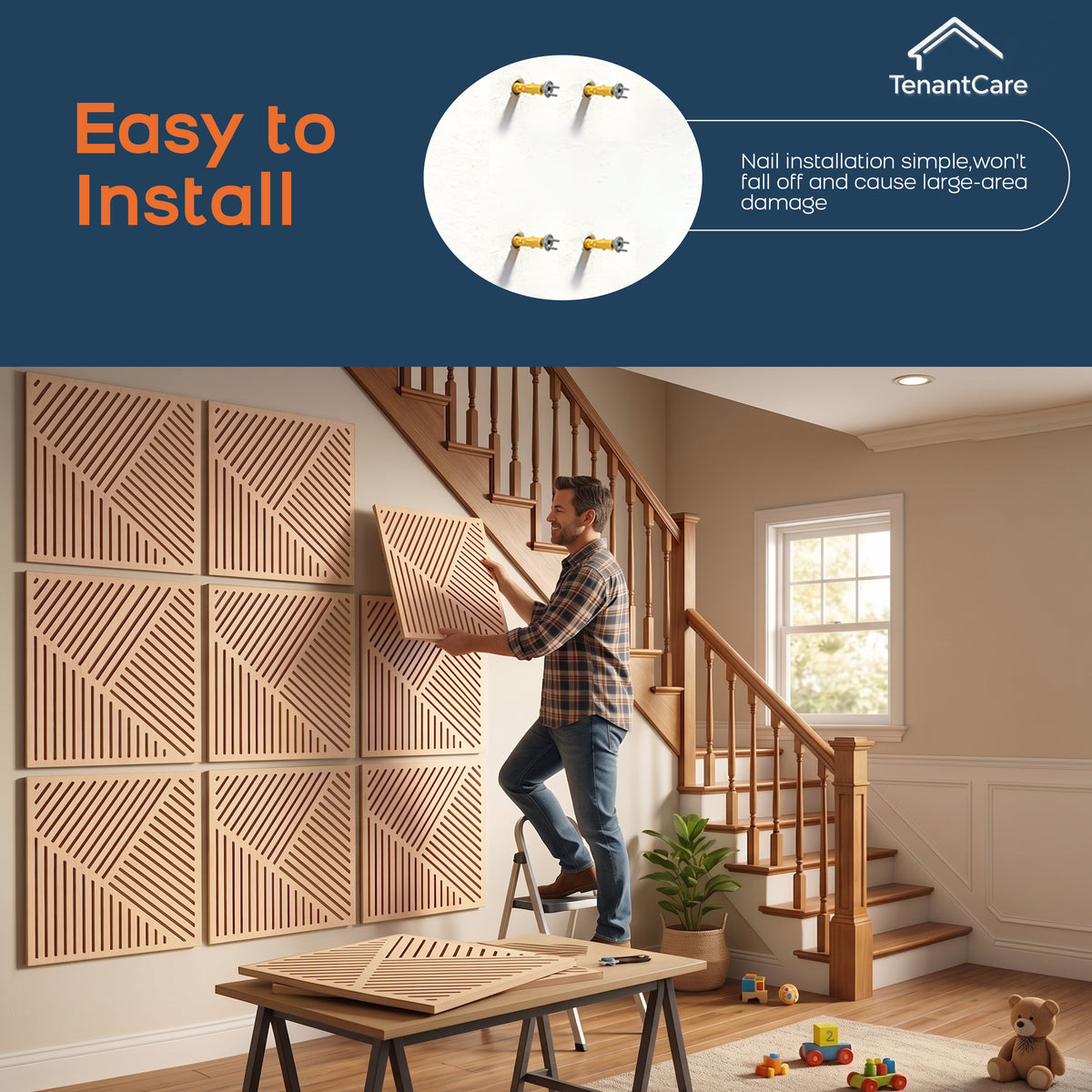 BUBOS 6-Pack Acoustic Wall Panels-SonoSculpt