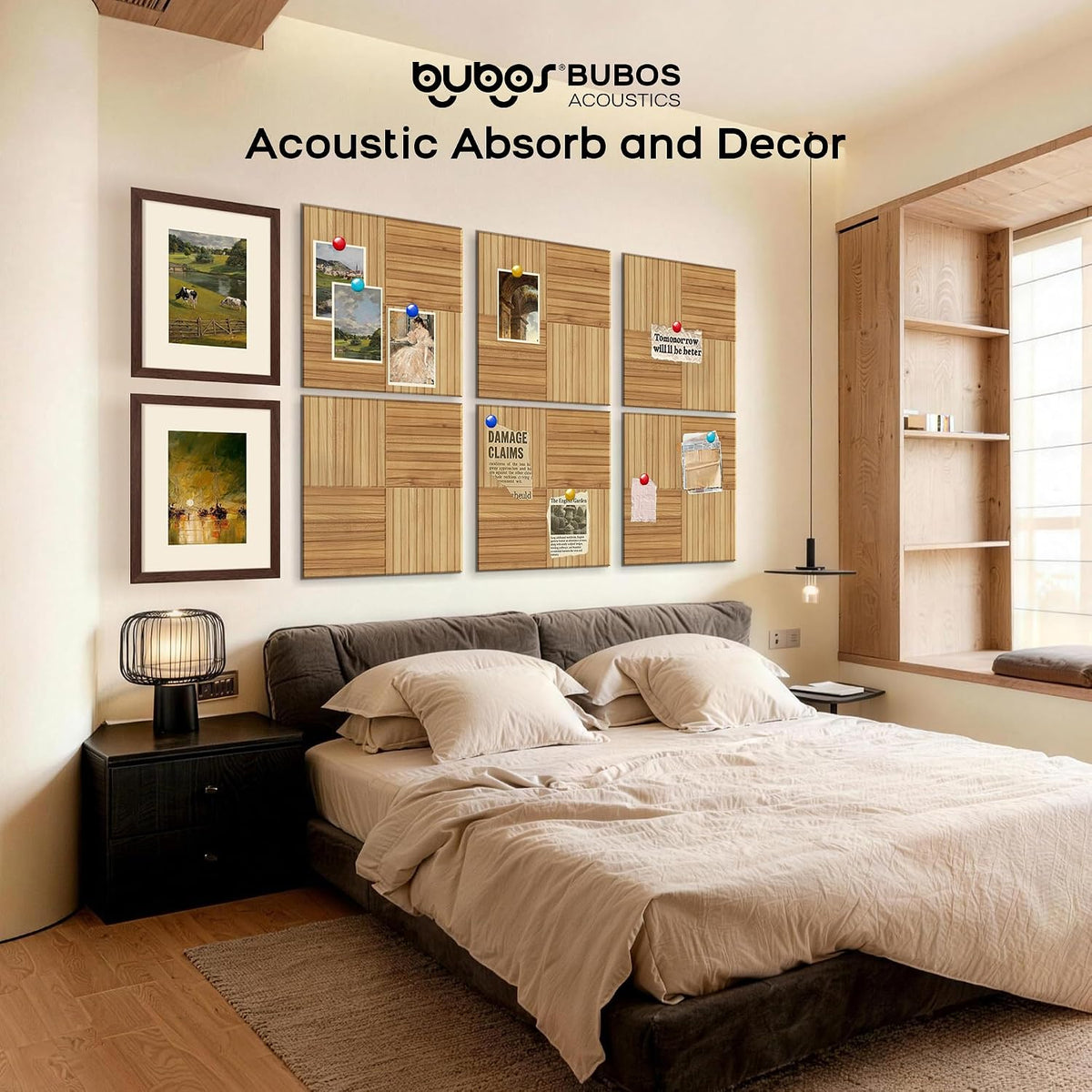 Bubos Large Acoustic log color 72*48"