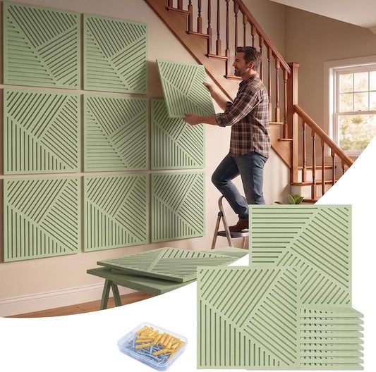 BUBOS 6-Pack Acoustic Wall Panels-SonoSculpt