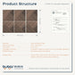 BUBOS 6-Pack Acoustic Wall Panels-Diamond Weave