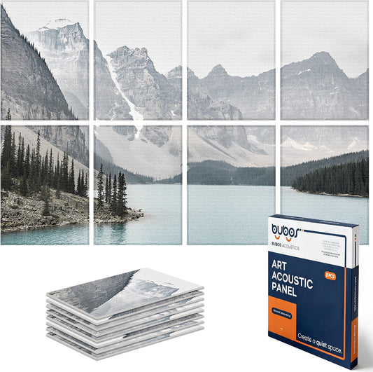 BUBOS 8-Pack Acoustic Panels-Lake