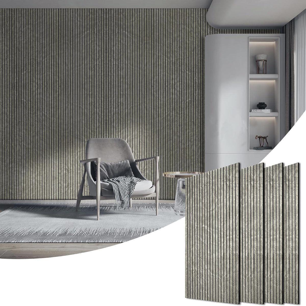 BUBOS 4-Pack Acoustic Panels-Noir