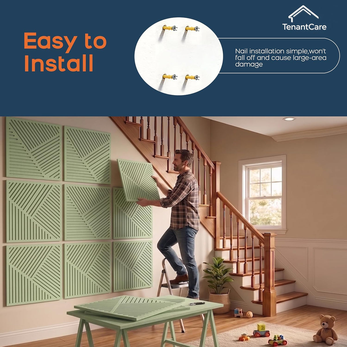BUBOS 6-Pack Acoustic Wall Panels-SonoSculpt