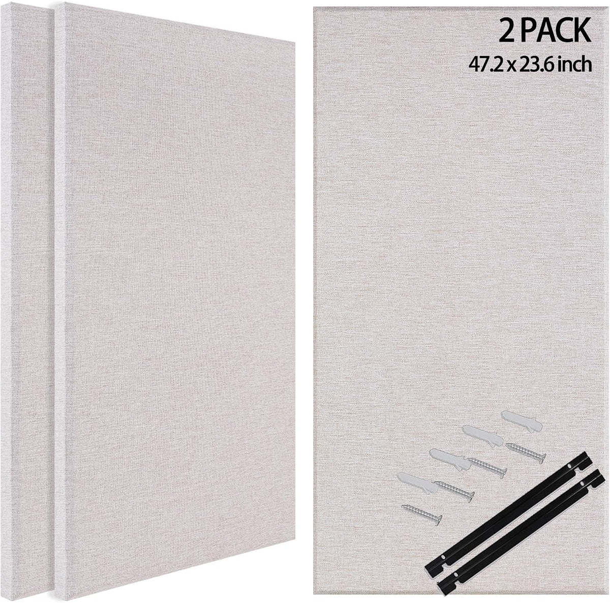 BUBOS Fabric Acoustic Panels, 2-Pack, 2-Inch Thick | Max CavityPro