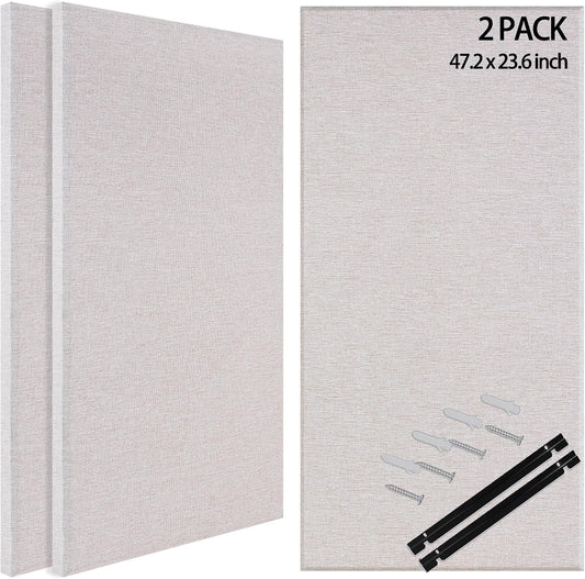BUBOS Fabric Acoustic Panels, 2-Pack, 2-Inch Thick | Max CavityPro
