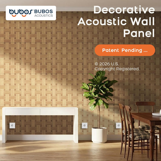 BUBOS 6-Pack Acoustic Wall Panels-GrainLoom