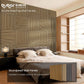 BUBOS 6-Pack Acoustic Wall Panels-Slat Flow