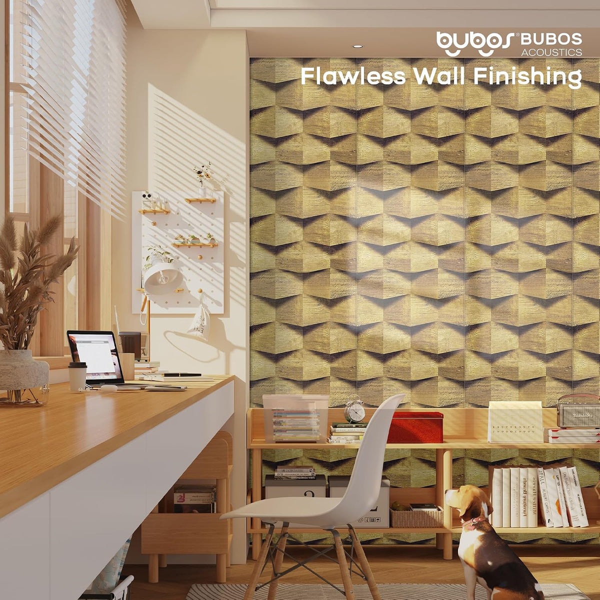 Bubos Large Acoustic log color 72*48"