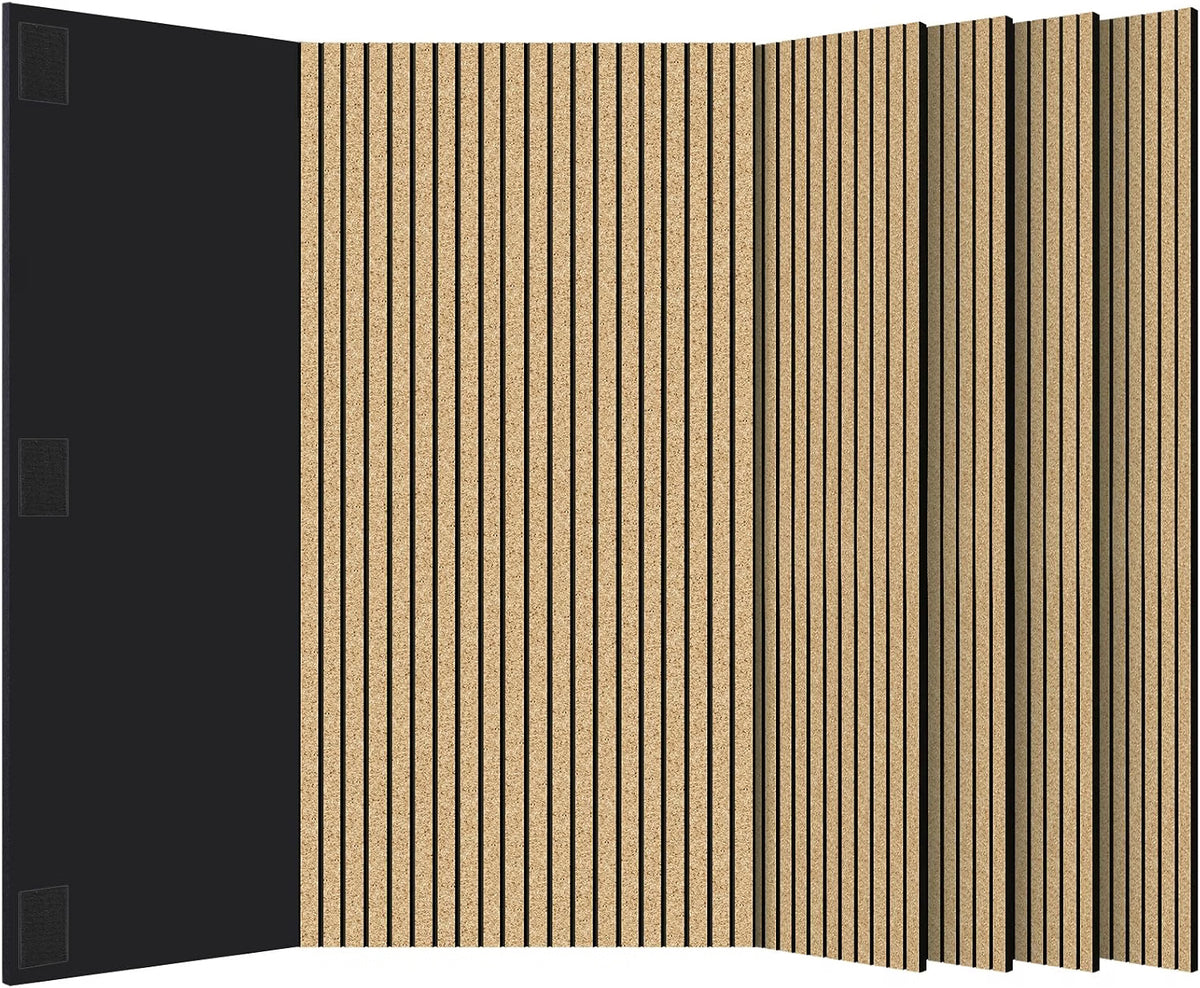BUBOS 4-Pack Acoustic Panels-Cork