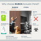 BUBOS 4 Pack Acoustic Panels-Deep Faux Wood Veneer