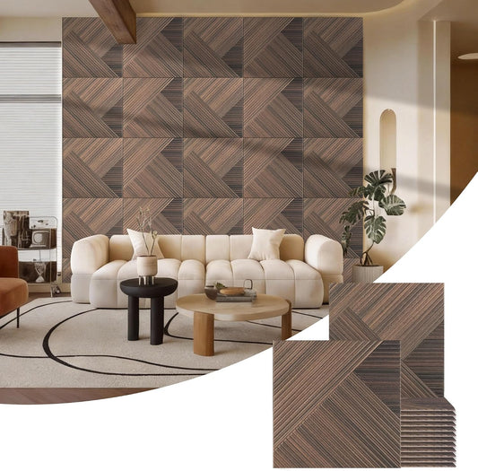 BUBOS 6-Pack Acoustic Wall Panels-Diamond Weave