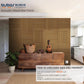 BUBOS 6-Pack Acoustic Wall Panels-Slat Flow
