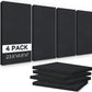 BUBOS Fabric Acoustic Wall Panels, 4-Pack | 1-Inch Peel and Stick Panels