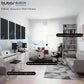 BUBOS Fabric Acoustic Wall Panels, 4-Pack | 1-Inch Peel and Stick Panels