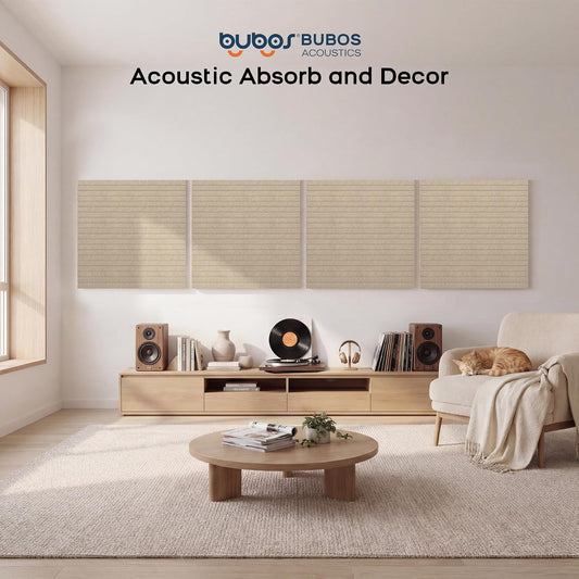 BUBOS Sona Block Acoustic Panels, 2-Pack – Wall Mount or Ceiling Suspension