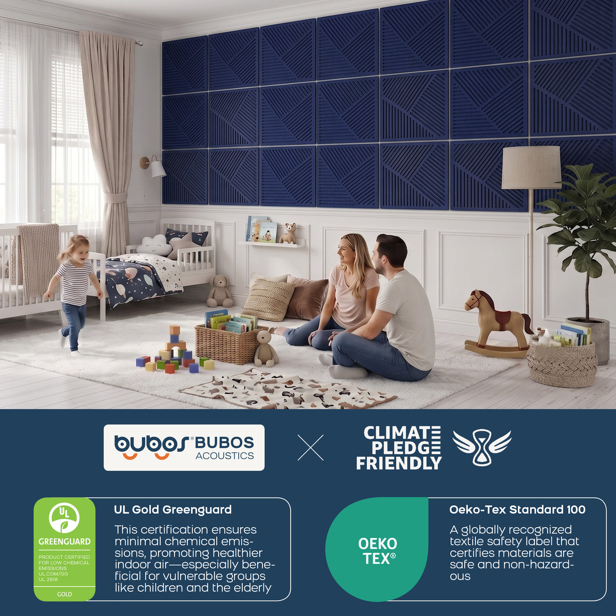 BUBOS 6-Pack Acoustic Wall Panels-SonoSculpt