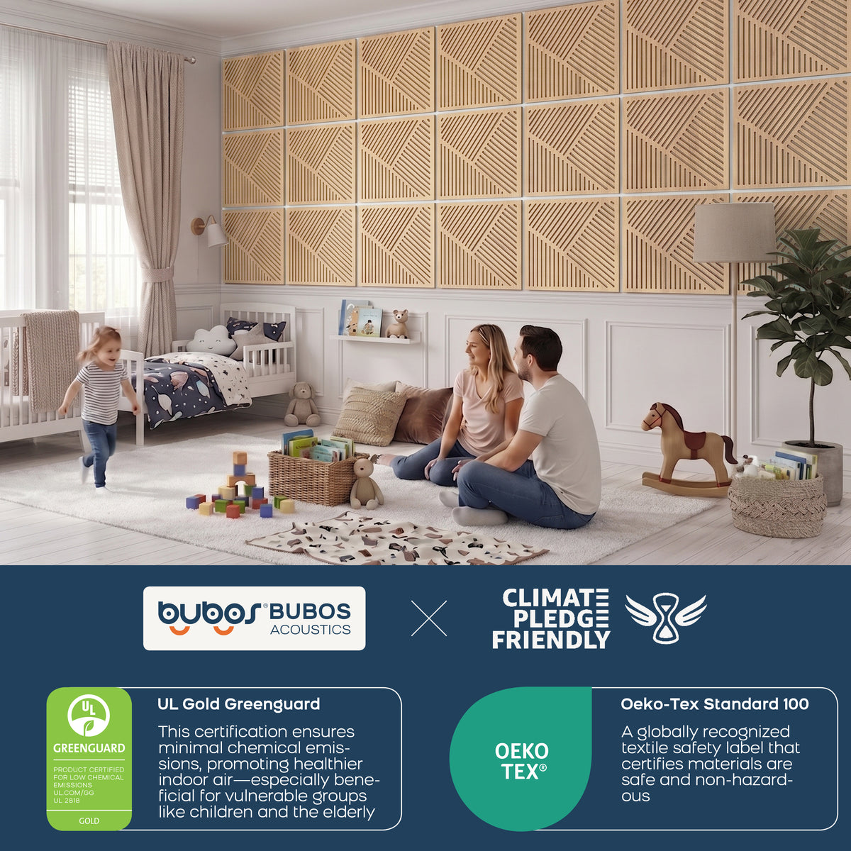 BUBOS 6-Pack Acoustic Wall Panels-SonoSculpt