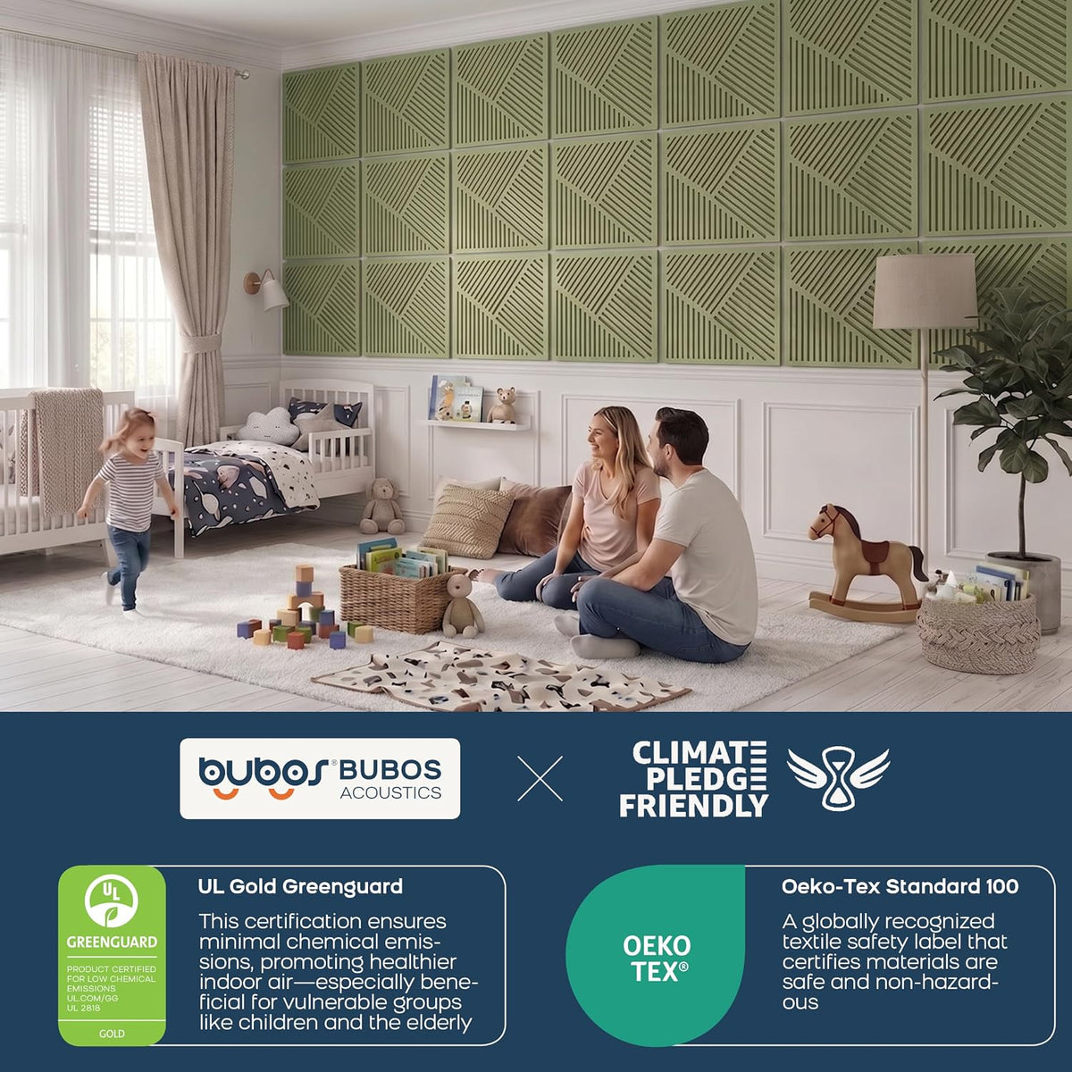 BUBOS 6-Pack Acoustic Wall Panels-SonoSculpt