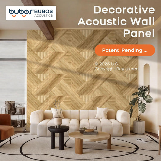 Bubos Large Acoustic log color 72*48"