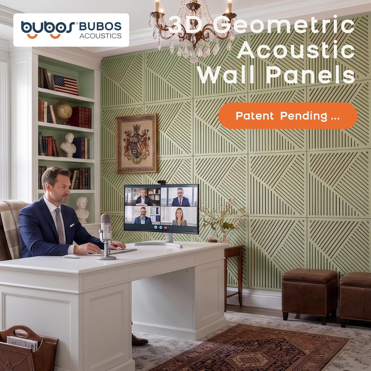 BUBOS 6-Pack Acoustic Wall Panels-SonoSculpt