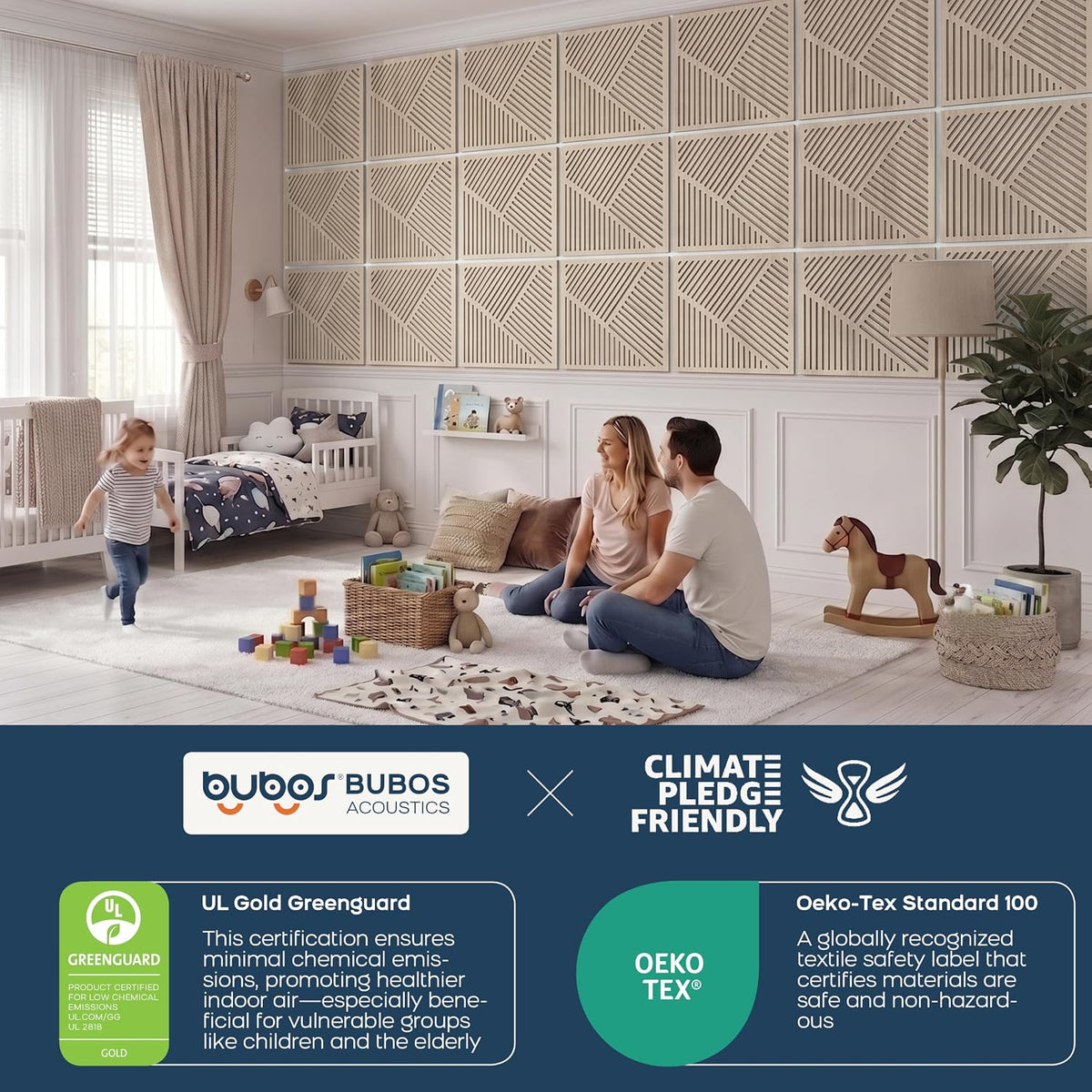 BUBOS 6-Pack Acoustic Wall Panels-SonoSculpt
