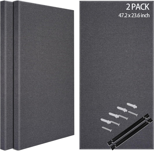 BUBOS Fabric Acoustic Panels, 2-Pack, 2-Inch Thick | Max CavityPro